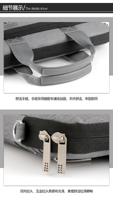 ANTI-SEISMIC KOPITER BAG TANGGAL-BORNER HAND BILL SHOULDER BUSINESS NOTEBOOK BAG 14/15.6/17.3 KOPITER INNER BREEFCASE