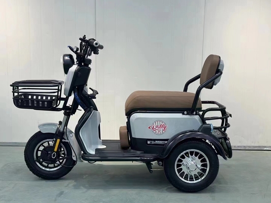 TRICYCLE ELEKTRIK BARU yang kecil membawa bayinya sendiri ke rumah untuk mengambil anak-anak