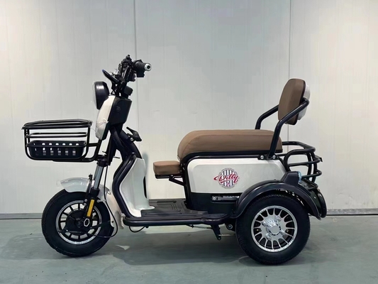 TRICYCLE ELEKTRIK BARU yang kecil membawa bayinya sendiri ke rumah untuk mengambil anak-anak