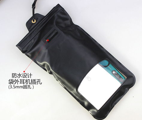 Airproof Tas Ponsel Pengecas di Luar RuangBatas hujan lengan besar headphoneDustproofTouch Waterproof Tas