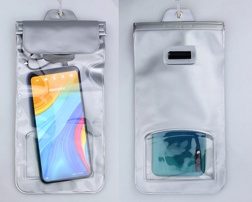 Airproof Tas Ponsel Pengecas di Luar RuangBatas hujan lengan besar headphoneDustproofTouch Waterproof Tas