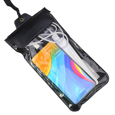Airproof Tas Ponsel Pengecas di Luar RuangBatas hujan lengan besar headphoneDustproofTouch Waterproof Tas