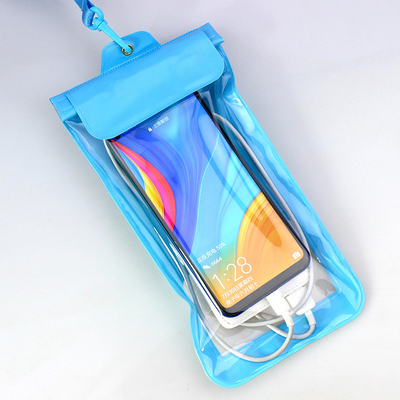 Airproof Tas Ponsel Pengecas di Luar RuangBatas hujan lengan besar headphoneDustproofTouch Waterproof Tas