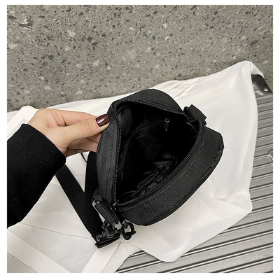 OXFORD SIMPLE Pakaian Casual crossbody tas pria SIMPLE warna padat Ponsel telepon tas dengan satu bahu tas ransel kecil