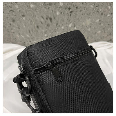 OXFORD SIMPLE Pakaian Casual crossbody tas pria SIMPLE warna padat Ponsel telepon tas dengan satu bahu tas ransel kecil