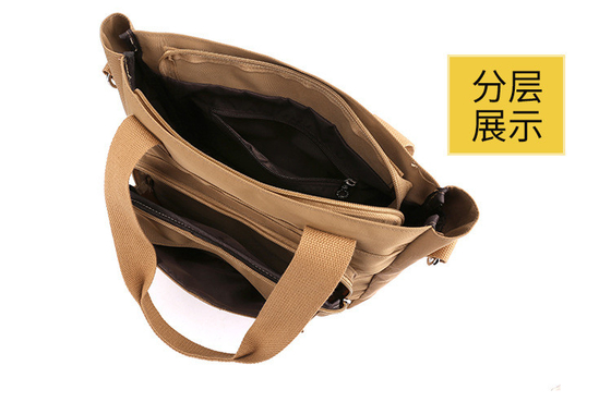 2024 NEW ATMOSPHERIC MOMMY BAG Kapasitas besar bahu tunggal tangan crossbody tas kain nilon kasual bahu wanita