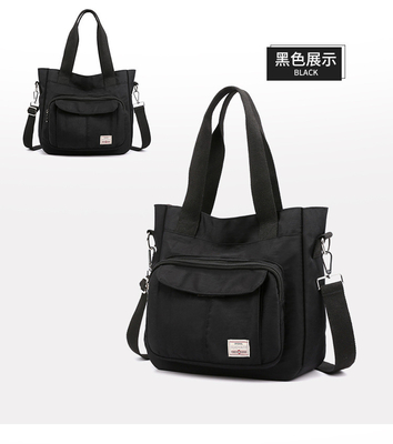 2024 NEW ATMOSPHERIC MOMMY BAG Kapasitas besar bahu tunggal tangan crossbody tas kain nilon kasual bahu wanita