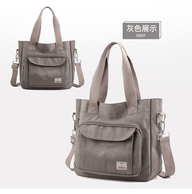 2024 NEW ATMOSPHERIC MOMMY BAG Kapasitas besar bahu tunggal tangan crossbody tas kain nilon kasual bahu wanita