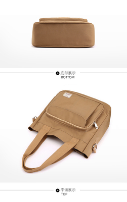 2024 NEW ATMOSPHERIC MOMMY BAG Kapasitas besar bahu tunggal tangan crossbody tas kain nilon kasual bahu wanita