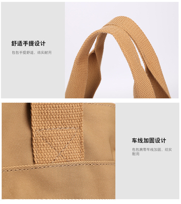 2024 NEW ATMOSPHERIC MOMMY BAG Kapasitas besar bahu tunggal tangan crossbody tas kain nilon kasual bahu wanita