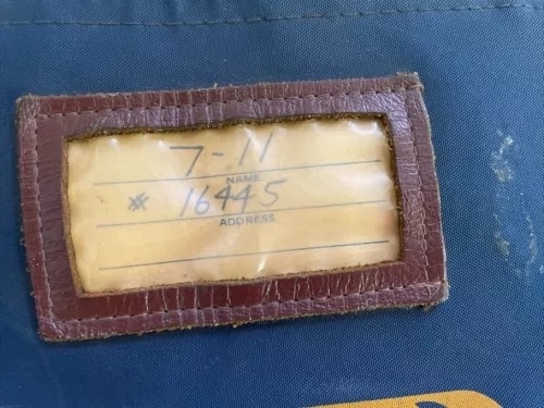 VINTAGE BANK OF AMERICA uang tas kunci tas ID tas tagihan tas koin tas bank kunci tas