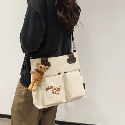 Canvas TOTE BAG STREET FASHION KAPASITAS besar BAG BAG KLASA Pria dan Wanita BAG KLASA BAG KLASA BAG KLASA BAG