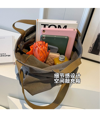 Canvas TOTE BAG STREET FASHION KAPASITAS besar BAG BAG KLASA Pria dan Wanita BAG KLASA BAG KLASA BAG KLASA BAG