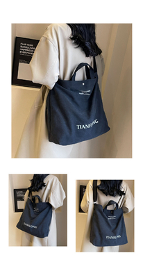 Canvas TOTE BAG STREET FASHION KAPASITAS besar BAG BAG KLASA Pria dan Wanita BAG KLASA BAG KLASA BAG KLASA BAG