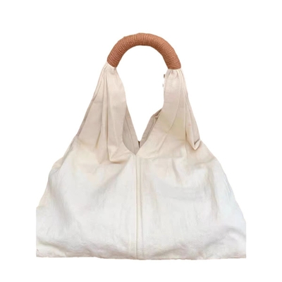 FASHION FRENCH VINTAGE Cotton Linen Bag HARAJUKU STYLE Single Shoulder Canvas Bag MORI SYSTEM Kapasitas besar
