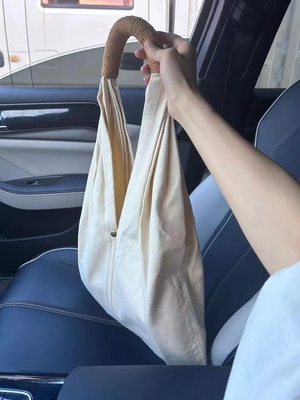 FASHION FRENCH VINTAGE Cotton Linen Bag HARAJUKU STYLE Single Shoulder Canvas Bag MORI SYSTEM Kapasitas besar