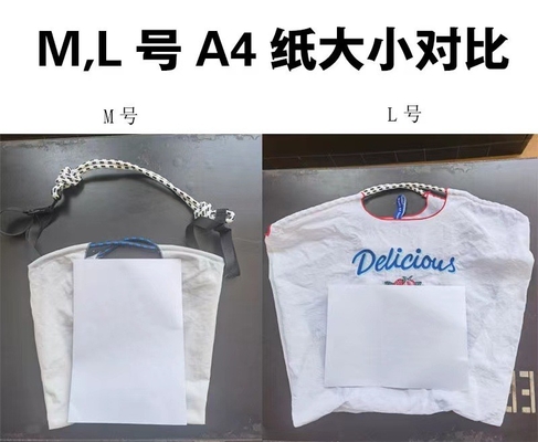 Tas belanja yang bisa digunakan kembali tas tangan nylon tangan punggung bahu tas tubuh silang untuk wanita