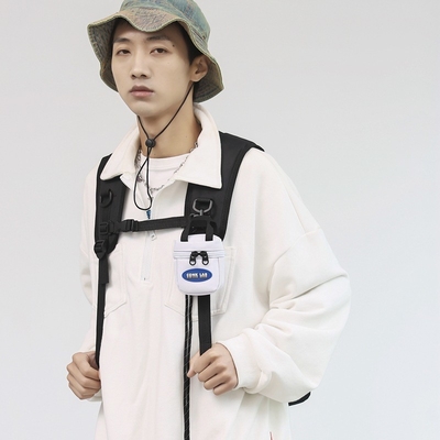 EARPHONE BAG HANGING NECK MINI MOIN BURSA KARTA BAG KEY BAG KOSO KOSO KOSO BAG MODE Pria DEKORASI BAG HANGING kecil