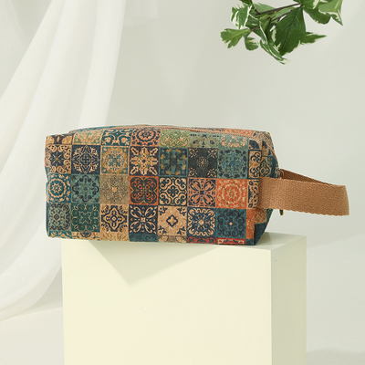 VINTAGE TRUE WOOD PRINT CORK MOIN BORSE BORSE BARK PRINT MOIN BAG KEY SMALL SQUARE BAG NOSTALGIA BAG
