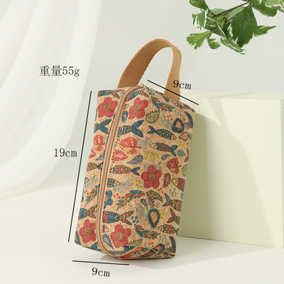 VINTAGE TRUE WOOD PRINT CORK MOIN BORSE BORSE BARK PRINT MOIN BAG KEY SMALL SQUARE BAG NOSTALGIA BAG
