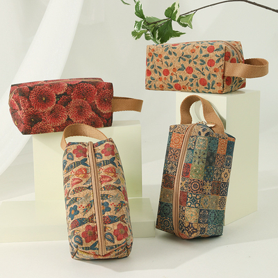 VINTAGE TRUE WOOD PRINT CORK MOIN BORSE BORSE BARK PRINT MOIN BAG KEY SMALL SQUARE BAG NOSTALGIA BAG
