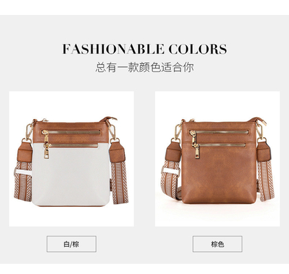 Baru yang bisa dilepas tali jaket retro warna PU kulit tas crossbody cross-border tas wanita
