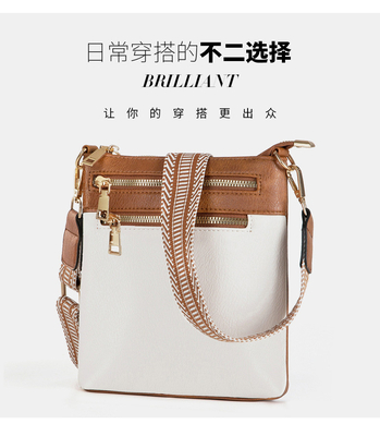 Baru yang bisa dilepas tali jaket retro warna PU kulit tas crossbody cross-border tas wanita