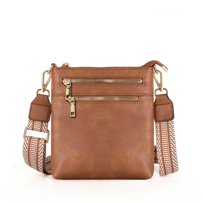 Baru yang bisa dilepas tali jaket retro warna PU kulit tas crossbody cross-border tas wanita