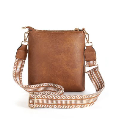 Baru yang bisa dilepas tali jaket retro warna PU kulit tas crossbody cross-border tas wanita