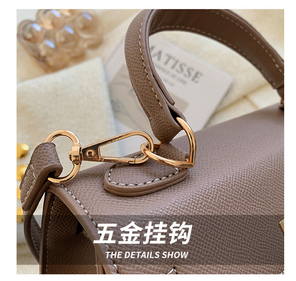 Fashion baru tekstur musim dingin tas wanita tas bahu sederhana tas fashion cross-body tas Kelly