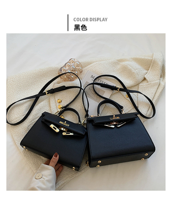 Fashion baru tekstur musim dingin tas wanita tas bahu sederhana tas fashion cross-body tas Kelly