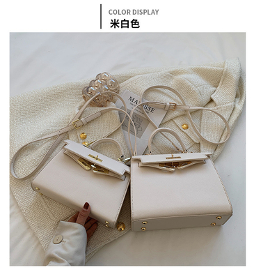 Fashion baru tekstur musim dingin tas wanita tas bahu sederhana tas fashion cross-body tas Kelly