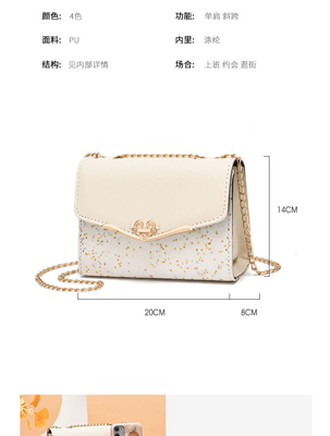 2024 NEW DIAGONAL WOMEN'S BAG FASHION VERSI KOREA dari tas satchel wanita semua tas bahu