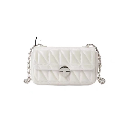 2024 Spring/SUMMER NEW HIGH-grade TEXTURE tas kecil wanita berlian rantai bahu tas bawah lengan