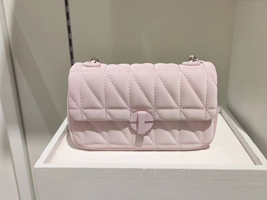 2024 Spring/SUMMER NEW HIGH-grade TEXTURE tas kecil wanita berlian rantai bahu tas bawah lengan