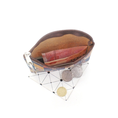 VINTAGE TRUE WOOD PRINT CORK MOIN BURSA BORS Bark Print MOIN BAG KEY SMALL SQUARE BAG Casual NOSTALGIA Clutch BAG
