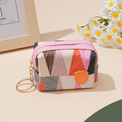 Koin Dompet Wanita MINI SIMPLE Zipper KOMPAK VERSI KOREA STUDENT CUT GIRL HEART CARD KEY KOIN KERUANG dompet kecil