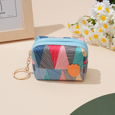 Koin Dompet Wanita MINI SIMPLE Zipper KOMPAK VERSI KOREA STUDENT CUT GIRL HEART CARD KEY KOIN KERUANG dompet kecil