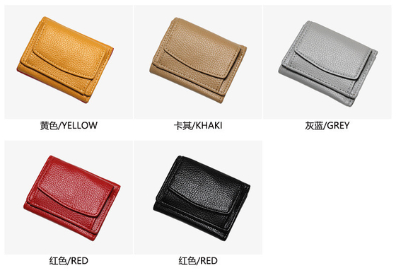 Dompet kecil STUDENT LYCHEE PRINT dompet wanita kartu tas ganti tas uang Klip dompet