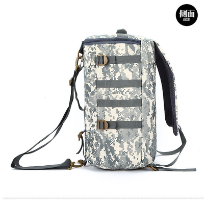 CAMO Double shoulder bucket bag kapasitas besar outdoor CAMO backpack single shoulder crossbody travel backpack handbag