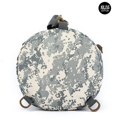 CAMO Double shoulder bucket bag kapasitas besar outdoor CAMO backpack single shoulder crossbody travel backpack handbag