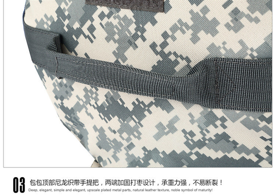 CAMO Double shoulder bucket bag kapasitas besar outdoor CAMO backpack single shoulder crossbody travel backpack handbag