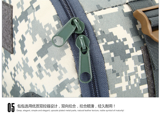 CAMO Double shoulder bucket bag kapasitas besar outdoor CAMO backpack single shoulder crossbody travel backpack handbag