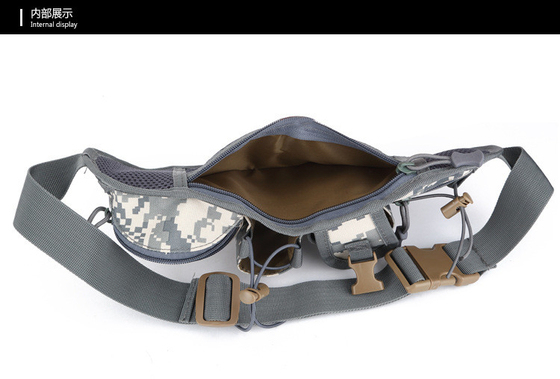OUTDOOR MULTI-PURPOSE SPORTS Waist Pack Pria Anti-Splash Taktis Kamuflase Riding miring Waist Pack