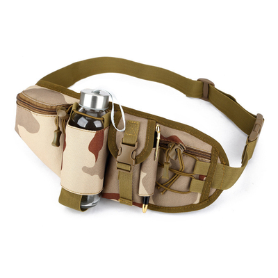 OUTDOOR MULTI-PURPOSE SPORTS Waist Pack Pria Anti-Splash Taktis Kamuflase Riding miring Waist Pack
