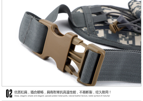 OUTDOOR MULTI-PURPOSE SPORTS Waist Pack Pria Anti-Splash Taktis Kamuflase Riding miring Waist Pack