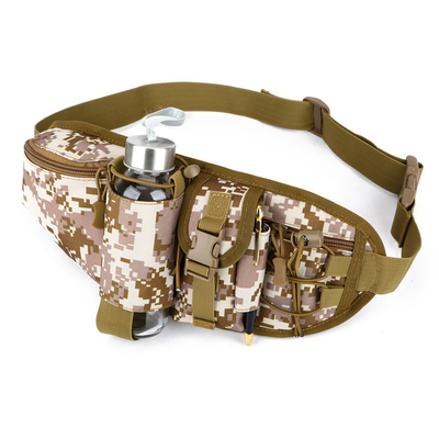 OUTDOOR MULTI-PURPOSE SPORTS Waist Pack Pria Anti-Splash Taktis Kamuflase Riding miring Waist Pack