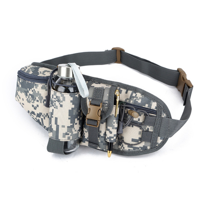 OUTDOOR MULTI-PURPOSE SPORTS Waist Pack Pria Anti-Splash Taktis Kamuflase Riding miring Waist Pack