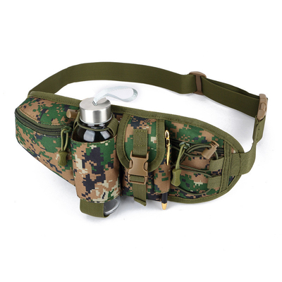 OUTDOOR MULTI-PURPOSE SPORTS Waist Pack Pria Anti-Splash Taktis Kamuflase Riding miring Waist Pack