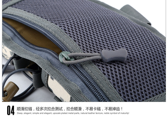 OUTDOOR MULTI-PURPOSE SPORTS Waist Pack Pria Anti-Splash Taktis Kamuflase Riding miring Waist Pack